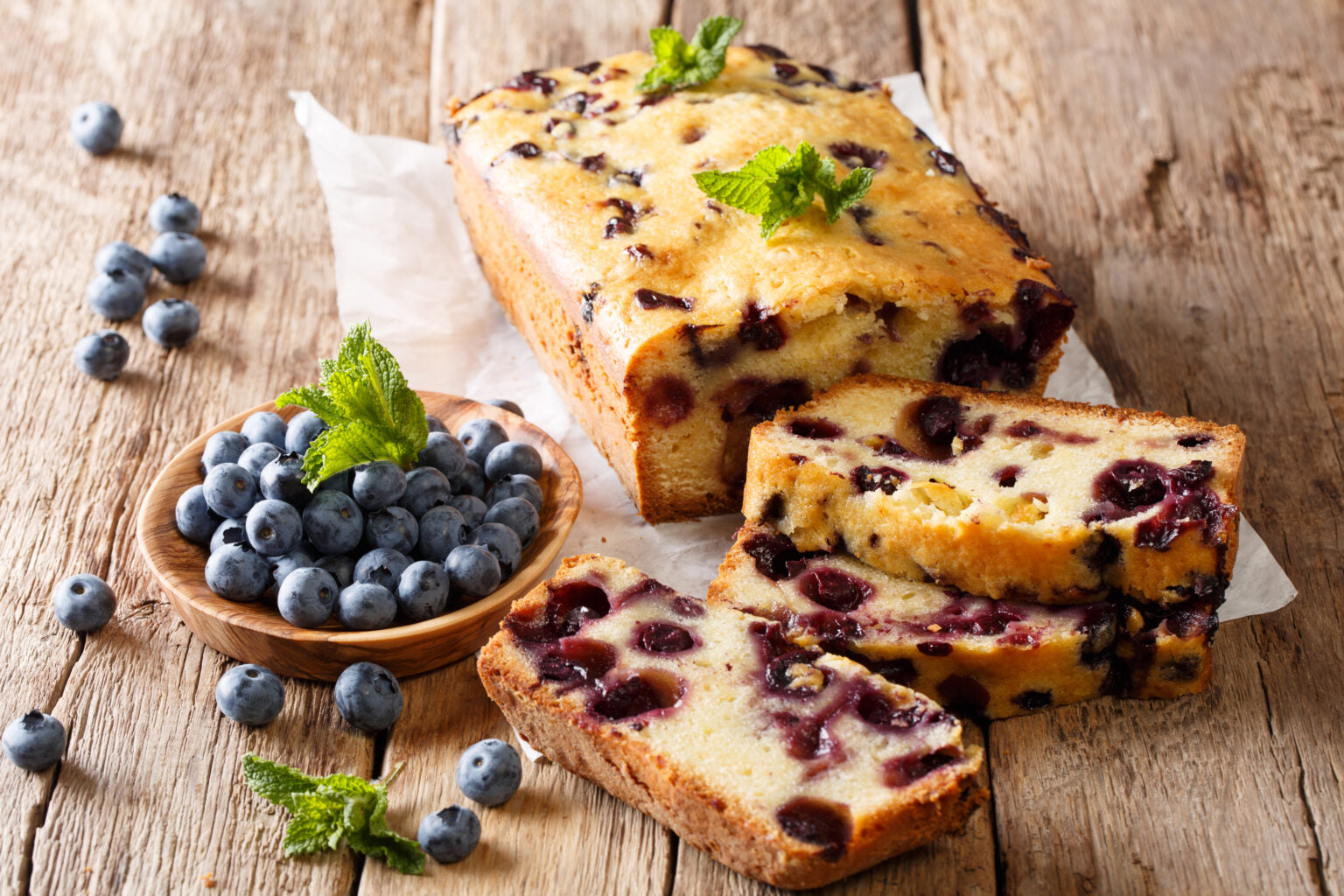 Banana & Blueberry Bread Recipe